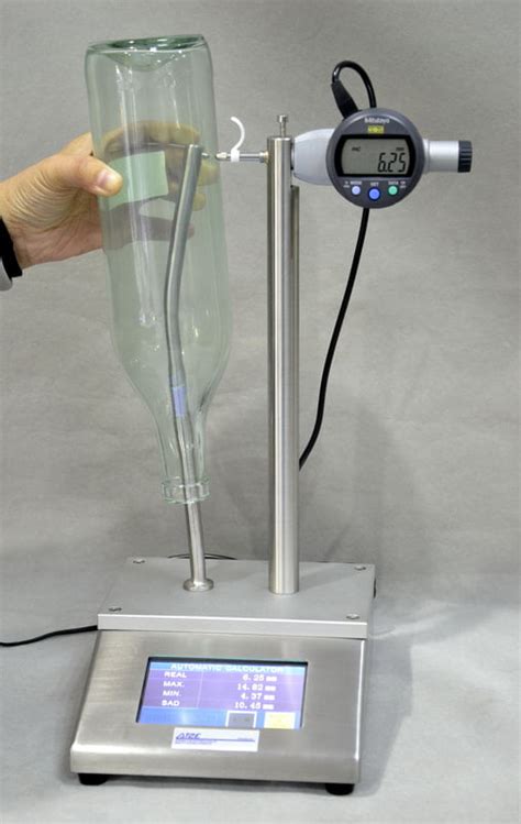 Bottle Wall Thickness Tester trading|bottle wall thickness measurement.